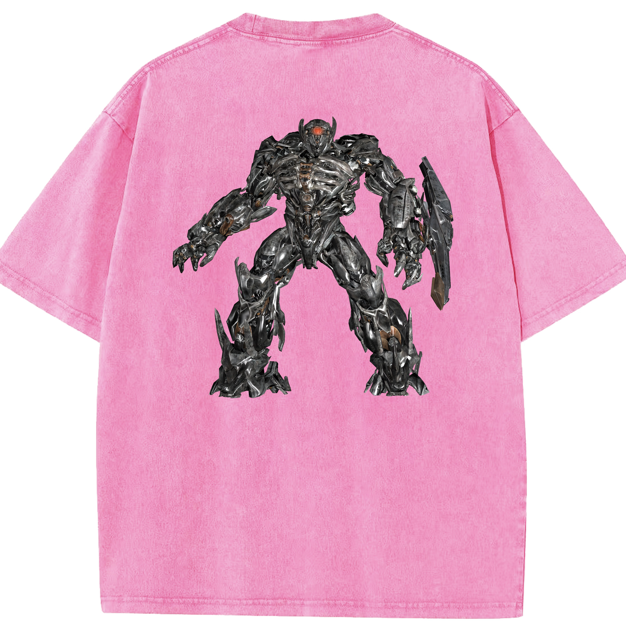 （画像用） Transformers トランスフォーマー 綿100% ヴィンテージ風 半袖Tシャツ（背面プリント）